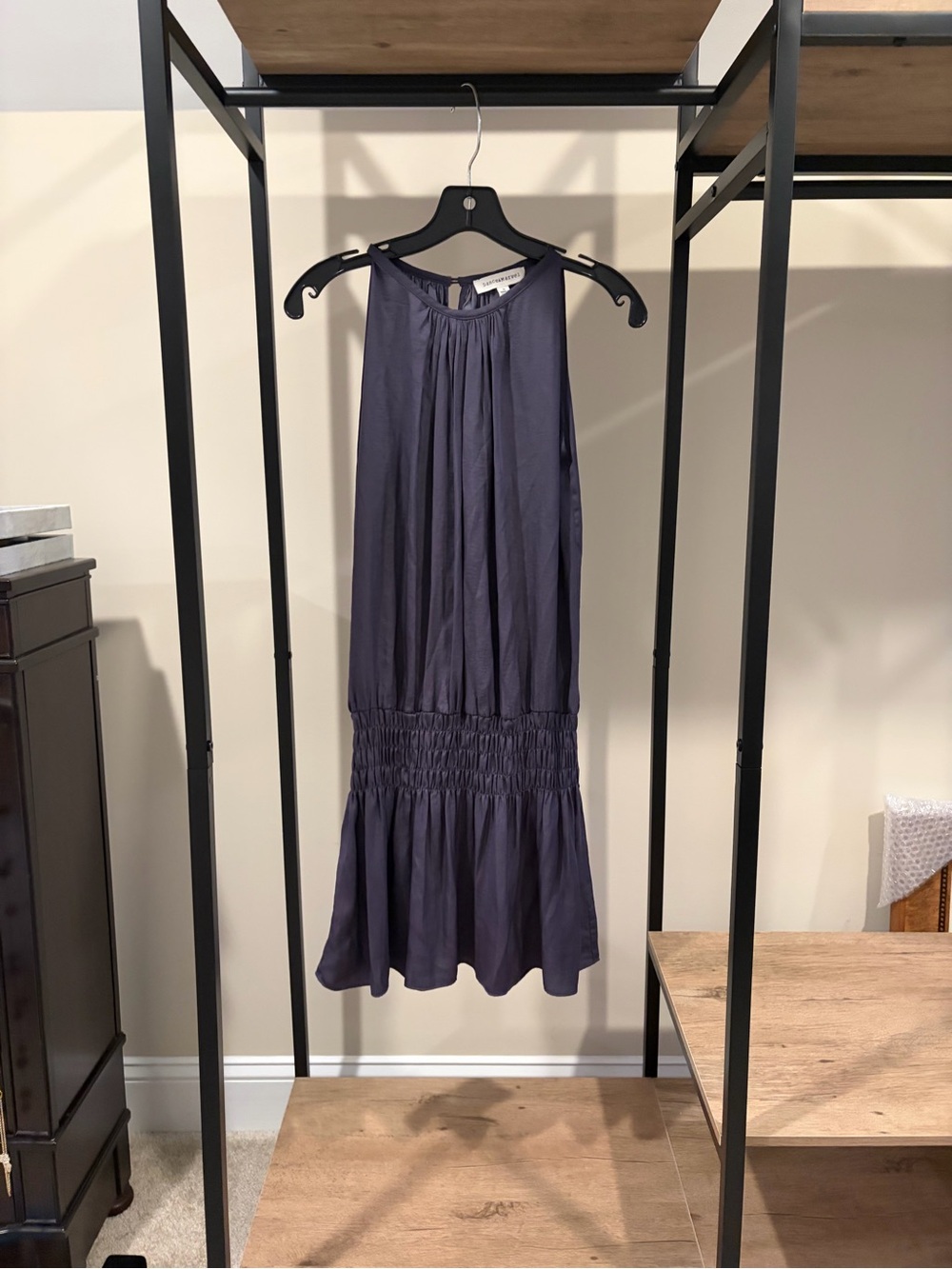 Dance & Marvel Mini Dress with Smocked Waist